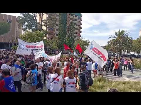 La Multisectorial se manifiesta en la Plaza San Martín contra la Reforma Laboral