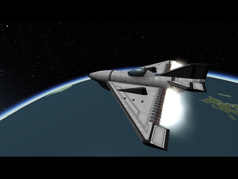 Kerbal Space Program - 28 Spider engines in one Spaceplane - Shelter in Space Episode 04