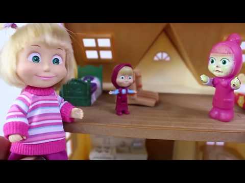 Küçük Cadı Ve Masha Oyuncak Çantasından Sürprizler Çıkartıyor Çizgi Filmler