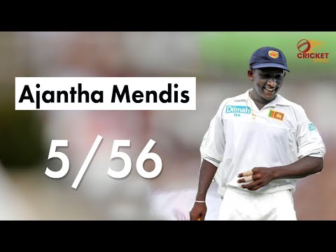 Ajantha Mendis 5/56 🎯 | Mystery Spin Destroys India | 3rd Test Colombo 2008