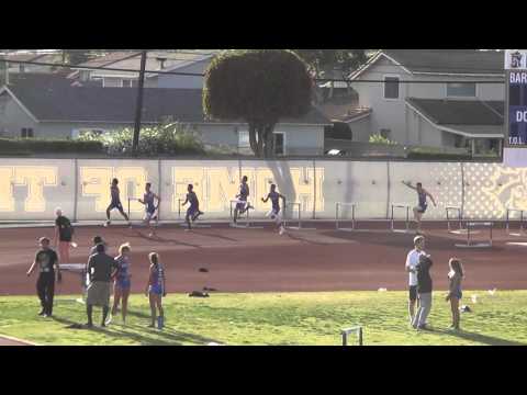 VarB 300m H at Fountain Valley - 4-20-16 - Los Alamitos Boys