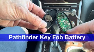 How to open Nissan pathfinder key fob to replace battery h