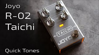 Video thumbnail for JOYO R-02 TAICHI | Quick DUMBLED Tones (no talk) by Pedal Platform