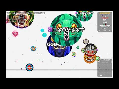 GOD-LEVEL IN AGARIO - 8 SOLO-TEAMDESTRUCTIONS IN 1 GAME | 21K Score Solo Gameplay