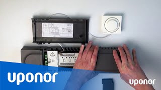 Uponor Smatrix Base controller X-145 and Uponor Smatrix Base slave module M-140