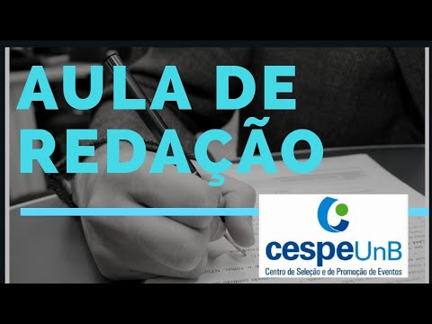 AULA 01: REDAÇÃO CESPE 2020 (DIRETO AO PONTO)