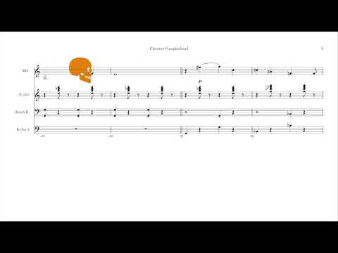 Clarence Pumpkinhead, a Halloween Instrumental Synthwave Song by Kevin Andrew Hendrickson