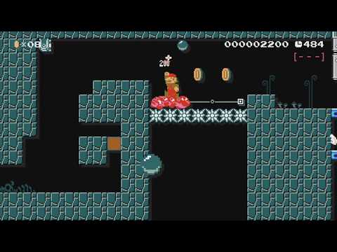 SUPER MARIO MIX ８－３ by つきこ - Super Mario Maker - No Commentary 1bp