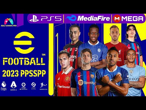 eFootball PES 2022 PPSSPP English Version Peter Drury Commentary New Update Kits Faces ALL Transfers
