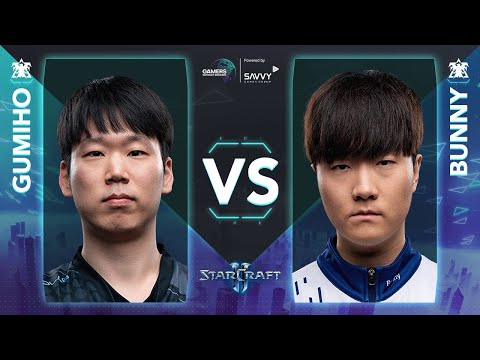 GuMiho vs. Bunny // Gamers Without Borders 2023 – StarCraft II – Day 5