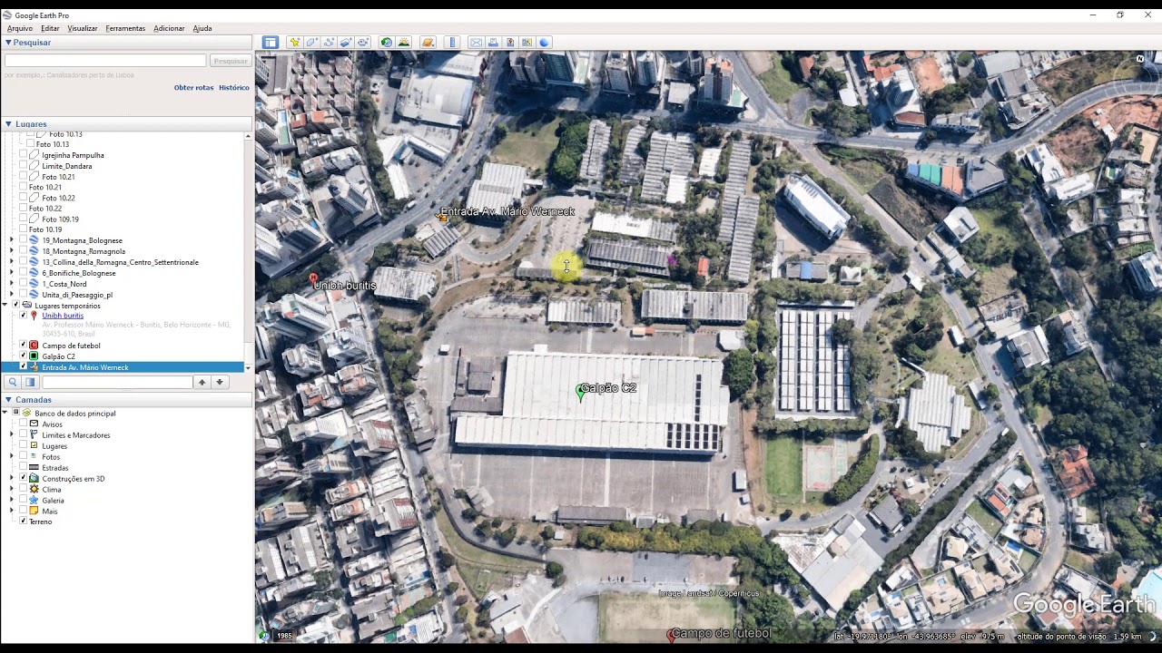 Ferramentas do Google Earth Pro