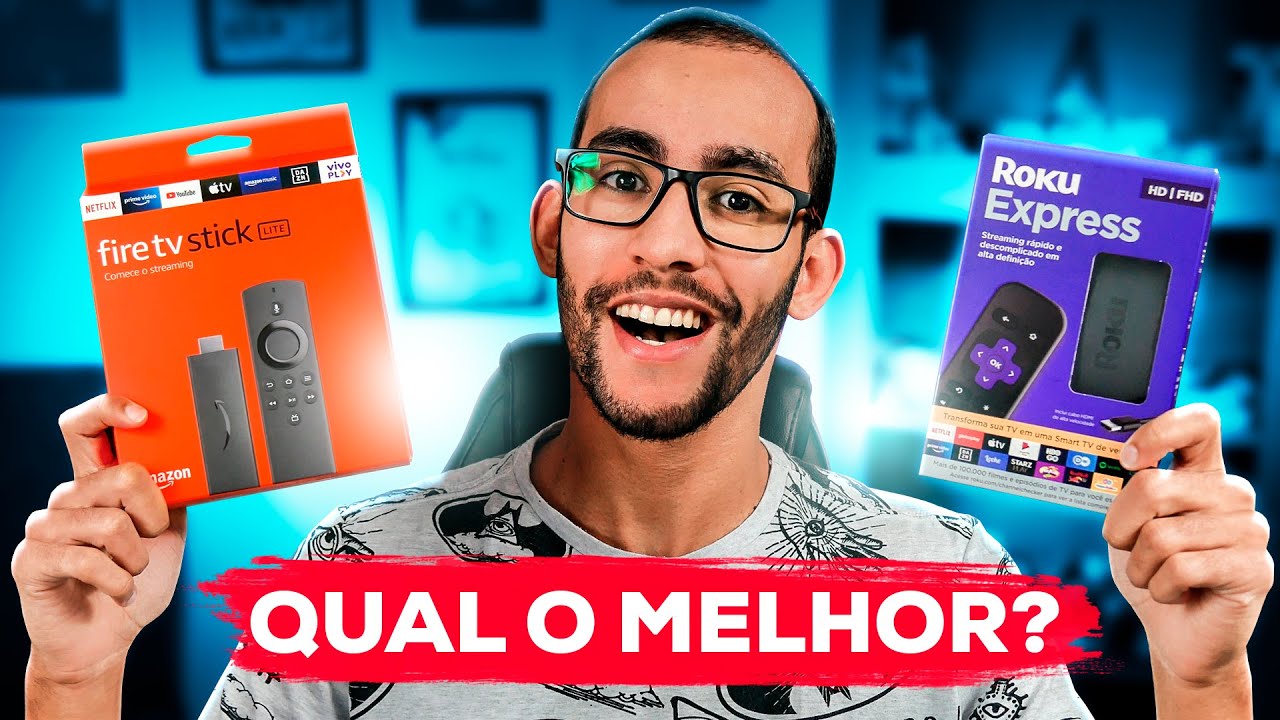 Roku Express vs FireTV Stick Lite - QUAL VALE MAIS A PENA?