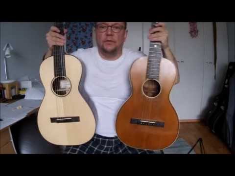 Parlor Guitar Review: Meyrick ad.2015 vs. Washburn ad.1914