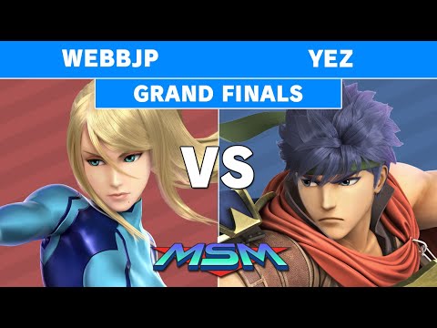 MSM Online 35 - WebbJP (Zero Suit Samus) Vs. Yez (Ike) Grand Finals - Smash Ultimate