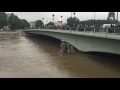 PARIS : Crue de la Seine 3 juin 2016 pont de l’alma