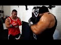 超ヘビー級ビルダーとボクシング練習してみた