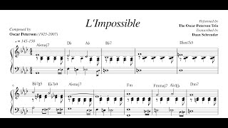 The Oscar Peterson Trio - L'Impossible (Piano Transcription)