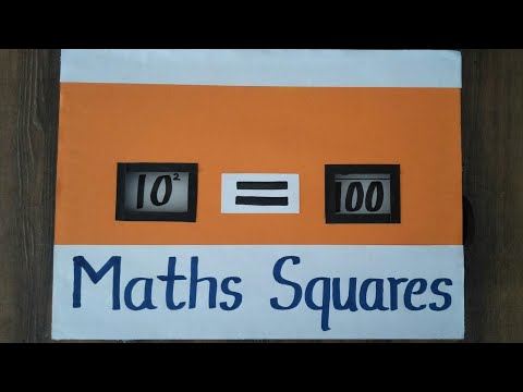 3D math square project // math model project ideas // math square machine