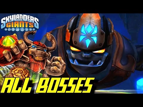 Skylanders Giants - ALL BOSSES
