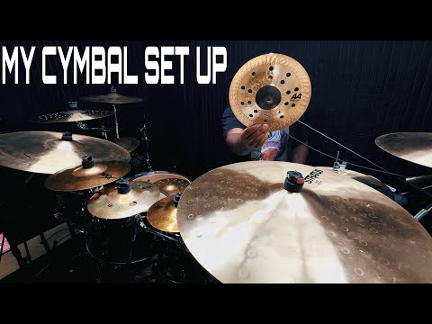 MY SABIAN CYMBAL SET UP 2025!