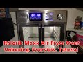 Kalorik Maxx Air Fryer Oven Overview Burn In Basic Tutorial