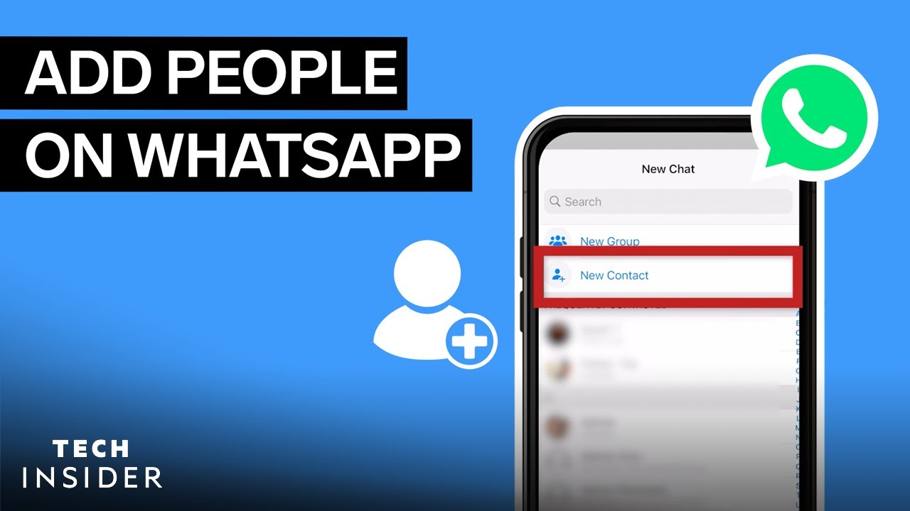 How to register a person on WhatsApp?