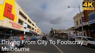 Driving Melbourne City To Footscray - Yarraville | Melbourne Australia