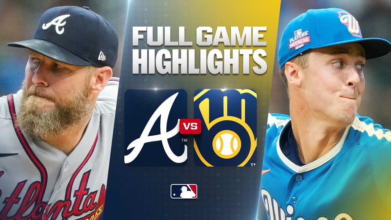 BRAVES vs. BREWERS: Official Full Game Highlights (August 21) | 2026 MLB Season