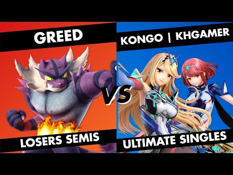 Caching In Monthly #1 - GREED (Incineroar) Vs. KONGO | KHgamer (Pyra/Mythra) - Losers Semis