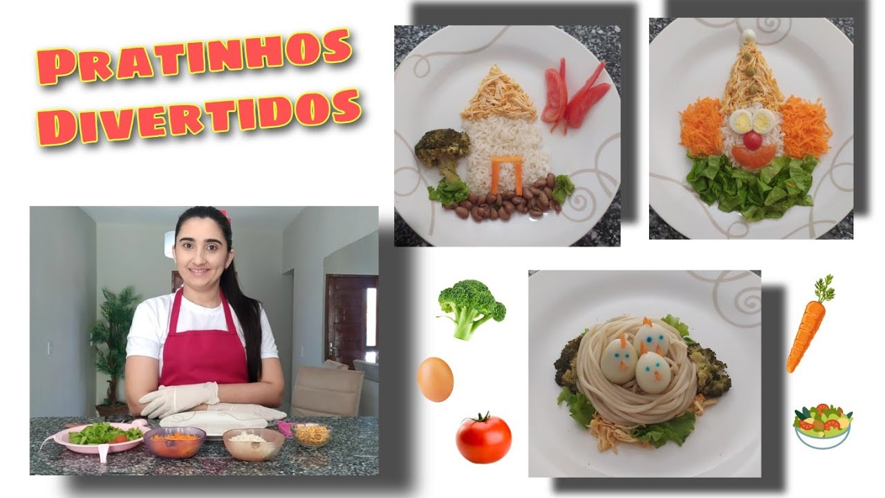 Alimentação Saudável - Pratos Divertidos🥗