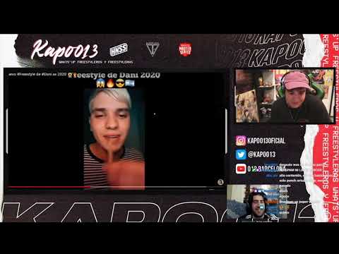 KAPO 013 REACCIONA AL FREESTYLE DE DANI ll STYLE RAP