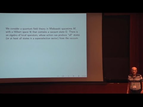 Edward Witten - Reeh-Schlieder theorem (proof and interpretation)