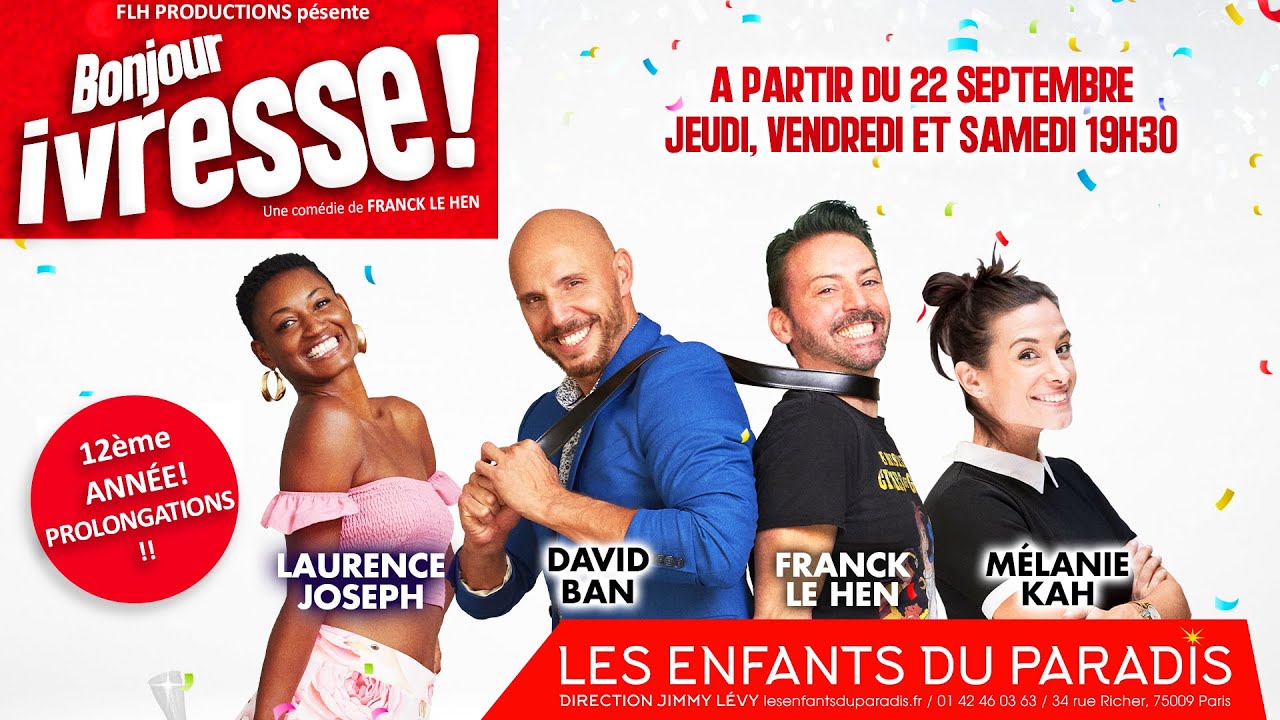 Miniature de la vidéo BONJOUR IVRESSE! BANDE ANNONCE 2022 du film Bonjour ivresse !