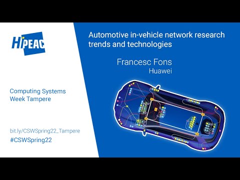 Automotive in-vehicle network research trends and technologies – Francesc Fons, Huawei