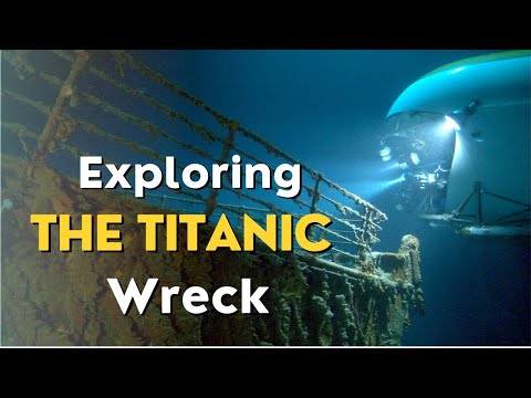 Exploring Titanic Wreck - Bow and Stern Sections | Gingerline Media