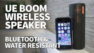 Video thumbnail for UE Boom Bluetooth Wireless Speaker Review - Logitech Ultimate Ears Water Resistant Speaker by TheRenderQ