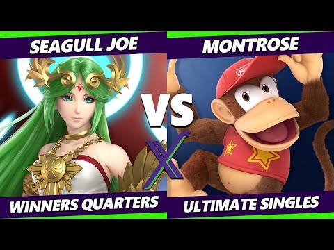 S@X 466 Winners Quarters - Seagull Joe (Palutena) Vs. Montrose (Diddy Kong) Smash Ultimate - SSBU