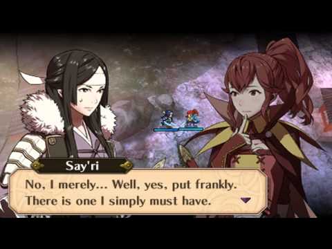 Fire Emblem Awakening - Anna & Say'ri Hot-Spring Scramble Conversations