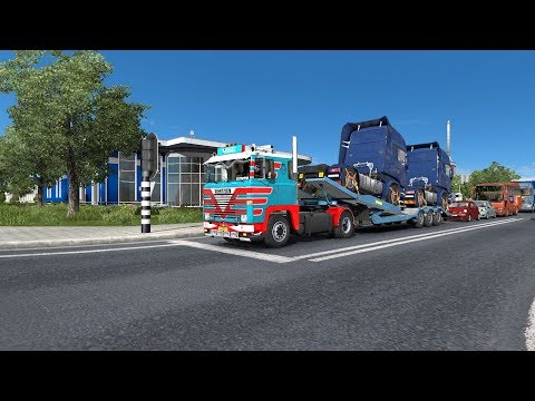 ETS 2 1.28 PROMODS 2.20 SCANIA 141 ZWOLLE- STOCKHOLM part 2 (foot cam)