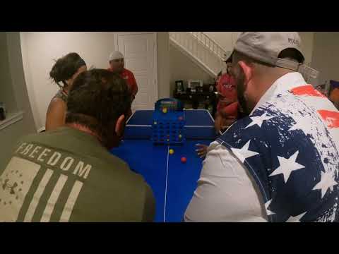 Connect 4 Shots: Brett vs. Matthew BAD REFEREE (Isaac)