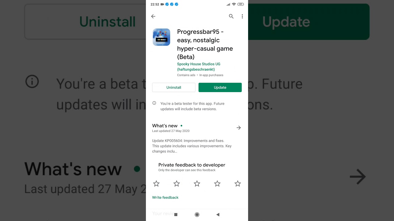 Progressbar 95 two new updates