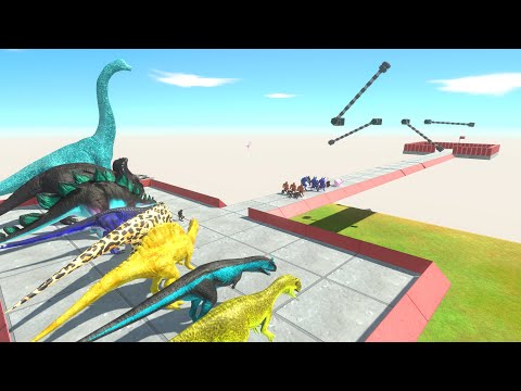 Obstacle Course - Deadly Bridge #2- Animal Revolt Battle Simulator