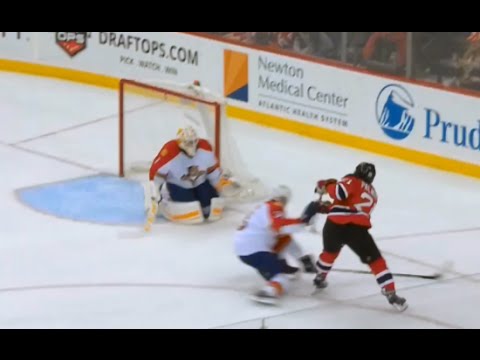 Kyle Palmieri Goes Top Shelf on Luongo