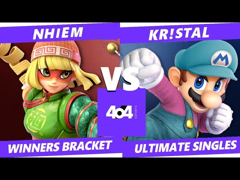 4o4 Smash Night 103 - Nhiem (Min Min) vs A05| Kr!stal (Luigi, Mario) - Winners Round 2