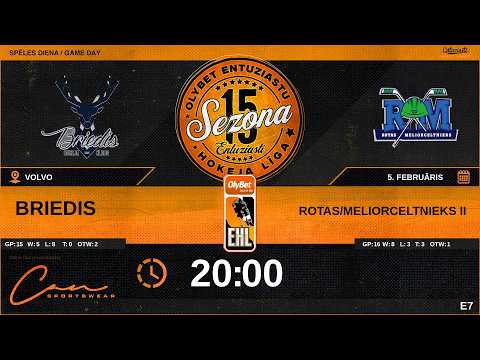2026 02 05 | BRIEDIS (BRD) - ROTAS/MELIORCELTNIEKS II (RT2) | E7