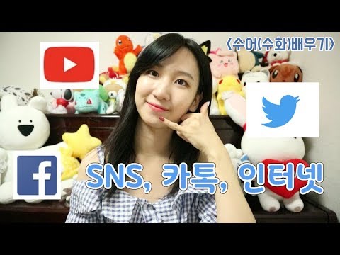 「인터넷」의 한국수어 표현
