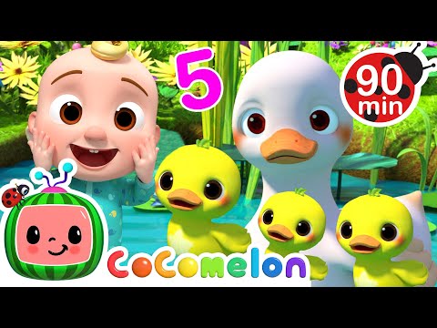 Let's Count 5 Little Ducks! 🐤 | CoComelon Nursery Rhymes and Kids Songs | Animals for Kids