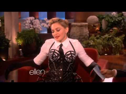 Madonna talks about Lady Gaga on Ellen Degeneres Show