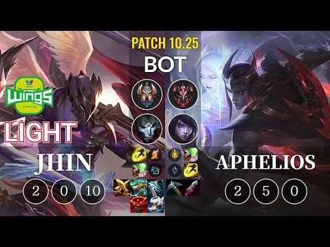JAG Light Jhin vs Aphelios Bot - KR Patch 10.25