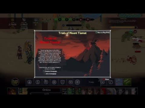 Idle Champion - Trials of Mount Tiamat join me in 22 h!:)